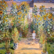 The Artist's Garden at Vetheuil 1880