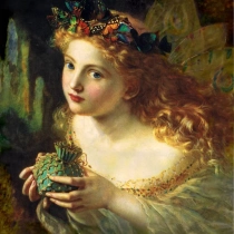 'Take the Fair Face of Woman, and Gently Suspending, With Butterflies, Flowers, and Jewels Attending, Thus Your Fairy is Made of Most Beautiful Things', Charles Ede