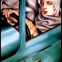 Autoportrait (Tamara in the Green Bugatti) 1925