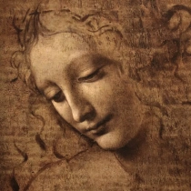 Female head (The Lady of the Dishevelled Hair) (or La Scapigliata)