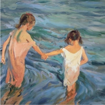 Children in the Sea, 1909