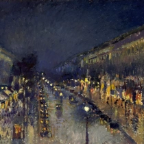 Boulevard Montmartre; Night Effect