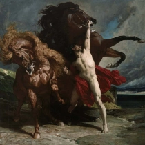 Automedon with the Horses of Achilles 1868