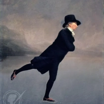 The Reverend Robert Walker skating on Duddingston Loch, 1795