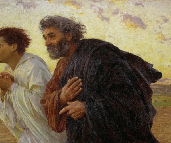 The Disciples Peter and John Running to the Sepulchre on the Morning of the Resurrection