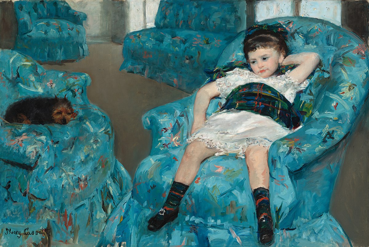 Mary Cassatt's 'Little Girl In A Blue Armchair'