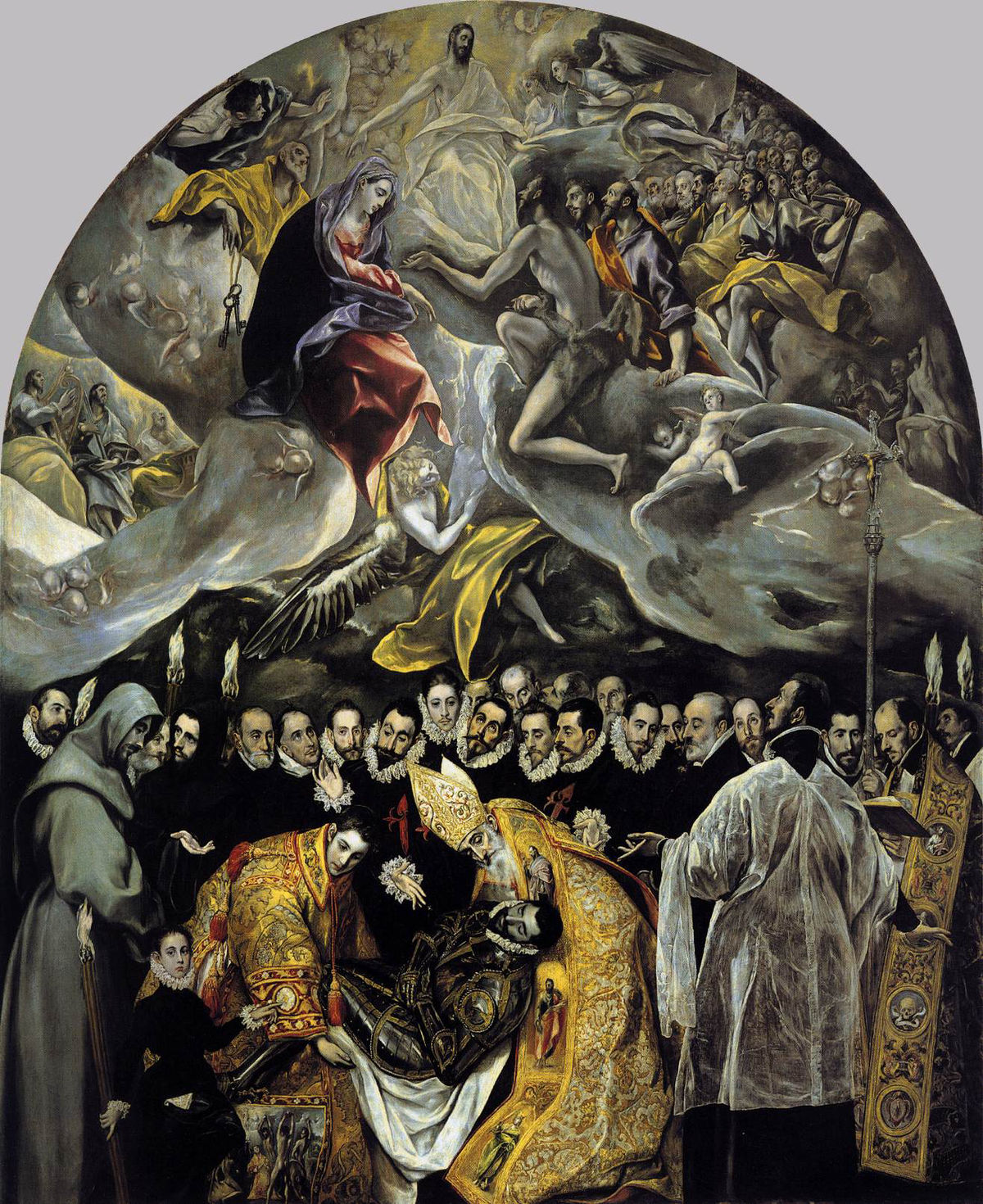 El Greco "The Burial Of The Count Of Orgaz" (1586)