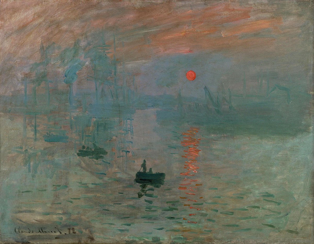 Claude Monet, Impression, Sunrise (1874)