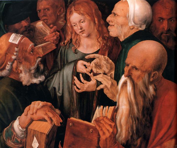 Christ among Doctors by Albrecht Dürer