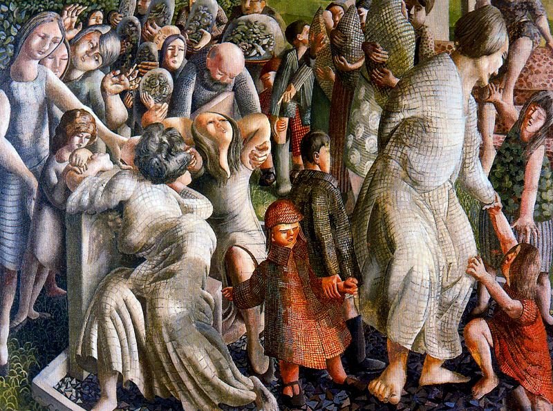 The Resurrection Reunion of Families by Stanley Spencer