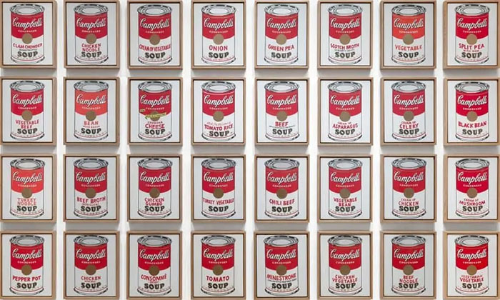 32 Campbell’s Soup Cans, Andy Warhol