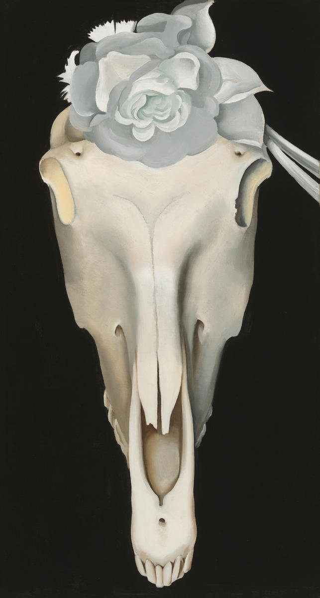 Horse Skull With White Rose 1931 – Georgia O’Keeffe