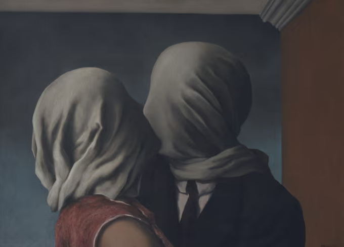 "The Lovers" by Magritte (1928)