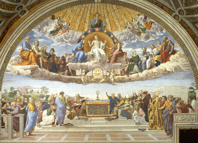 Raphael "The Disputation Of The Holy Sacrament" (1509-1510)