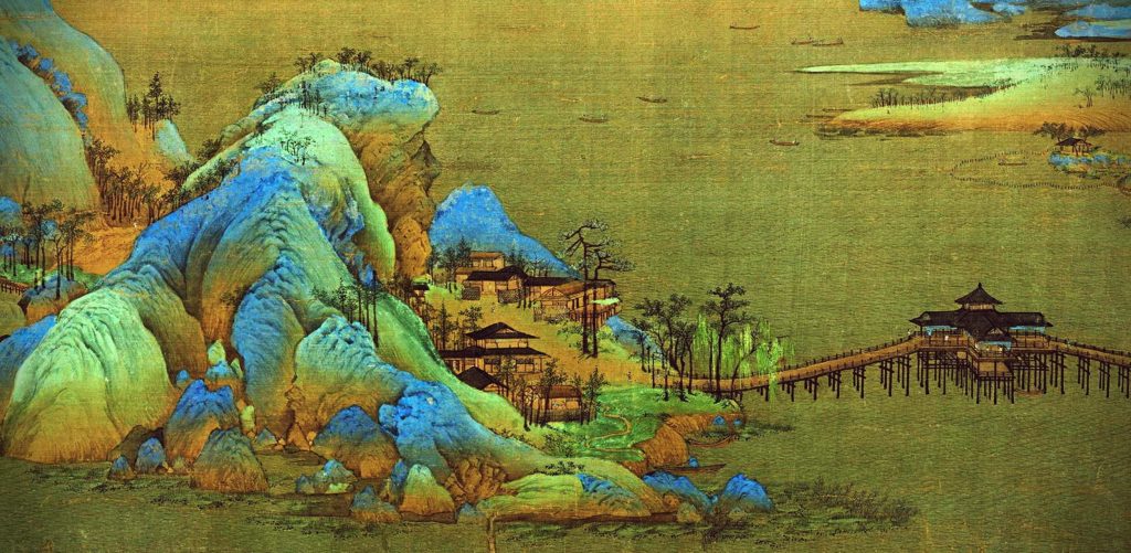 Wang Xi Meng, A Thousand Li of Rivers and Mountains, 1113