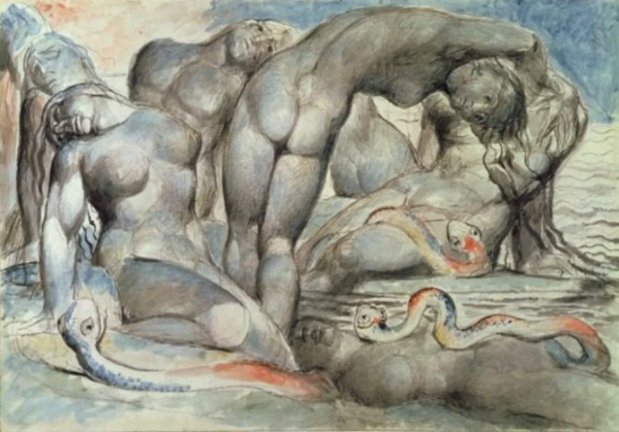 William Blake "The Punishment of Thieves" (c. 1824–1827)