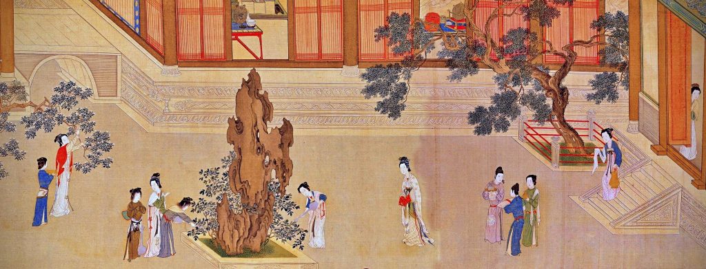 Qiu Ying, Spring Dawn in the Han Palace, 1552