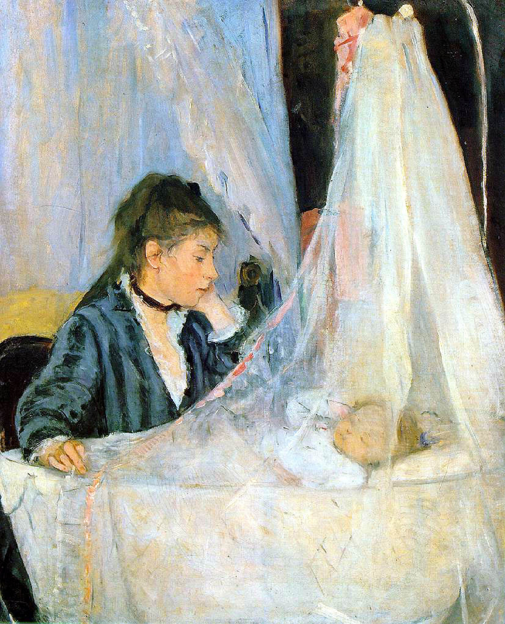 The Cradle by Berthe Morisot