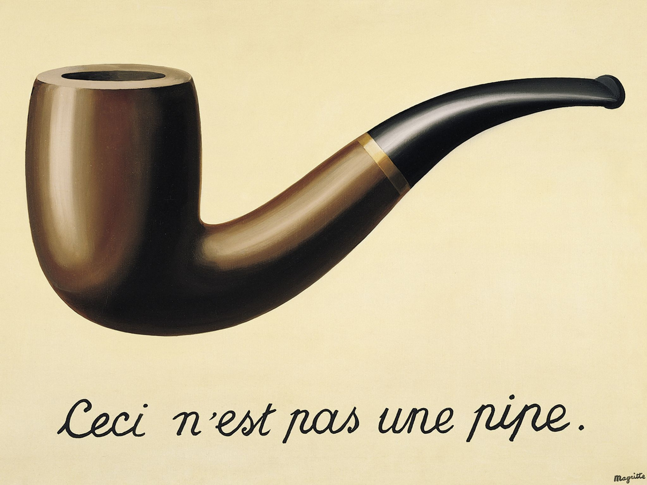 Magritte - The Betrayal of Images (1939)