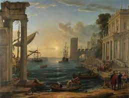 CHARLES LORAIN, EMBARKATION of the Queen of Sheba 1648