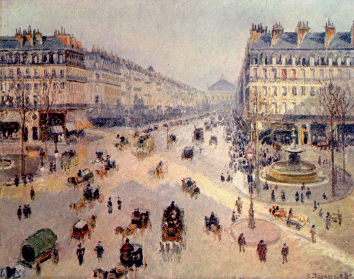 Camille Pissarro Avenue de l'Opera Musée des Beaux