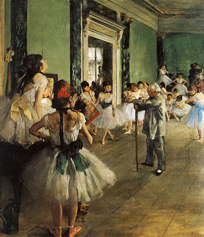 Edgar Degas, The Dance Class, 1874