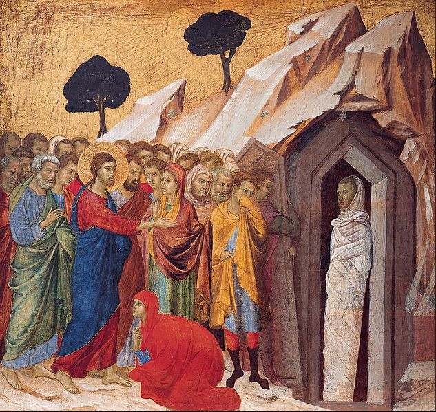 The Raising Of Lazarus (1310–1311) By Duccio Di Buoninsegna.