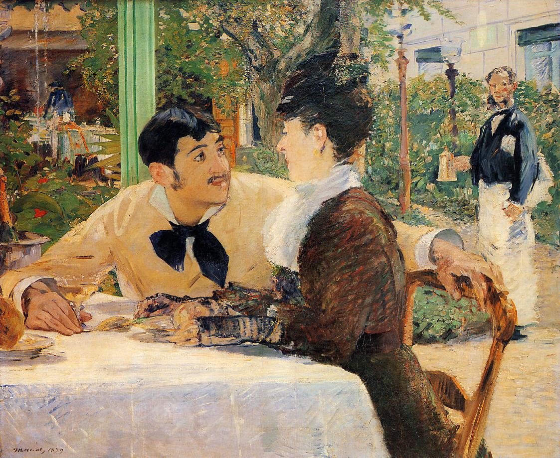 Chez Le Pere Lathuille By Edouard Manet (1879)