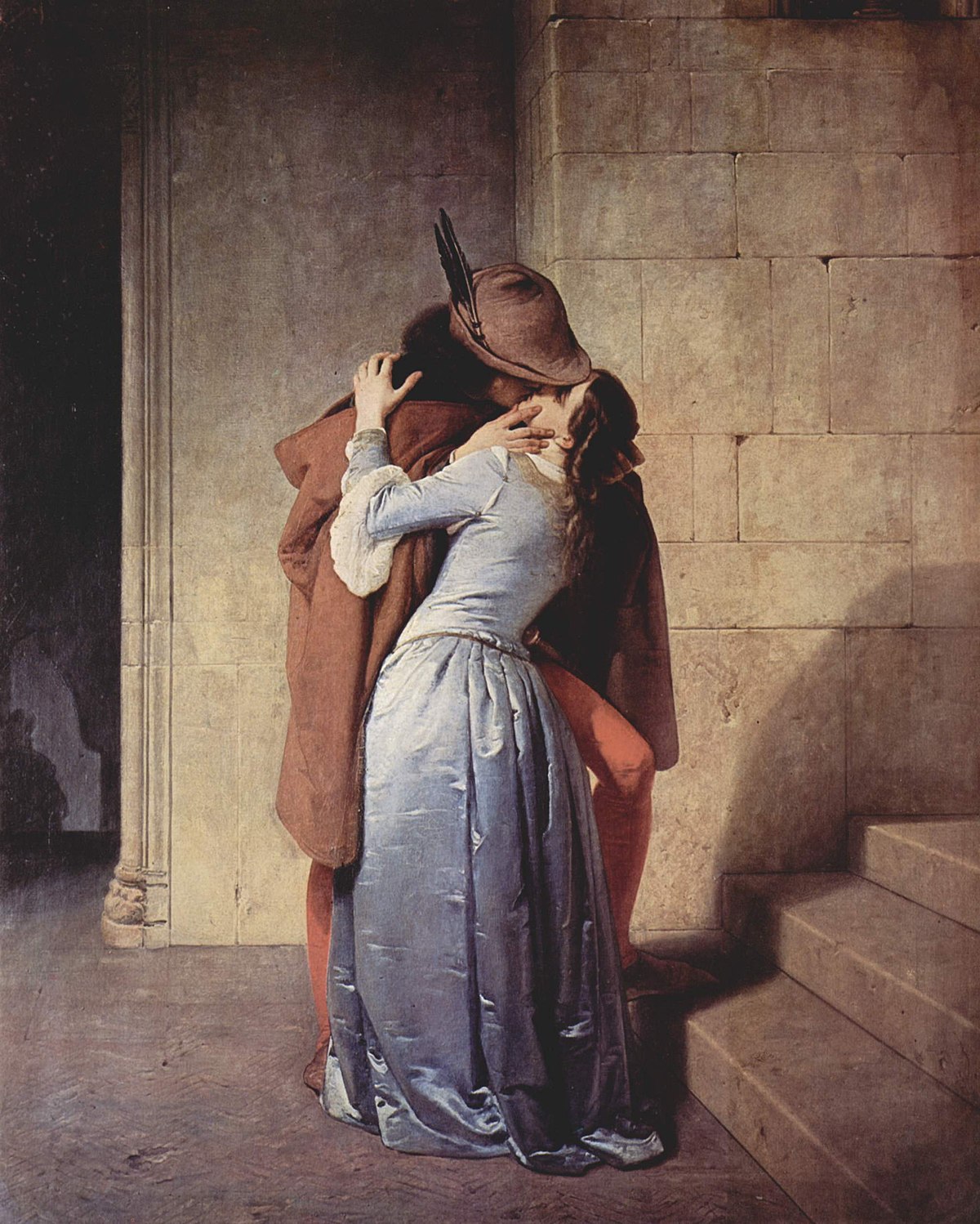 The Kiss By Francesco Hayez (1859)