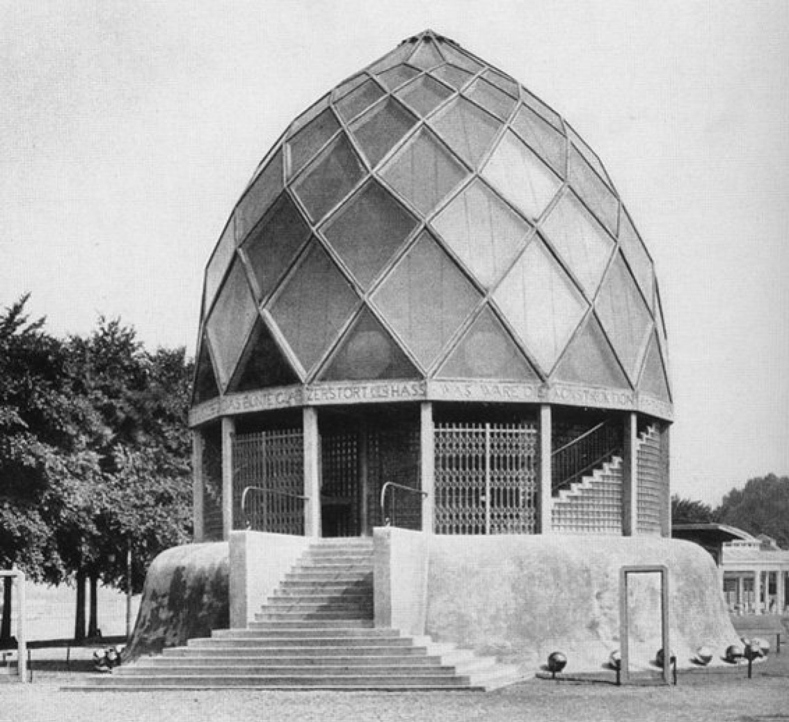 Glass Pavilion, 1914 By Bruno Taut