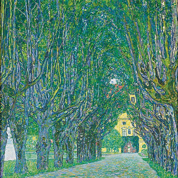 Gustav Klimt - Avenue Of Schloss Kammer Park 1912