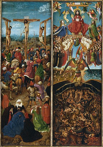 The Chilling Last Judgment by Jan van Eyck (1440-41)