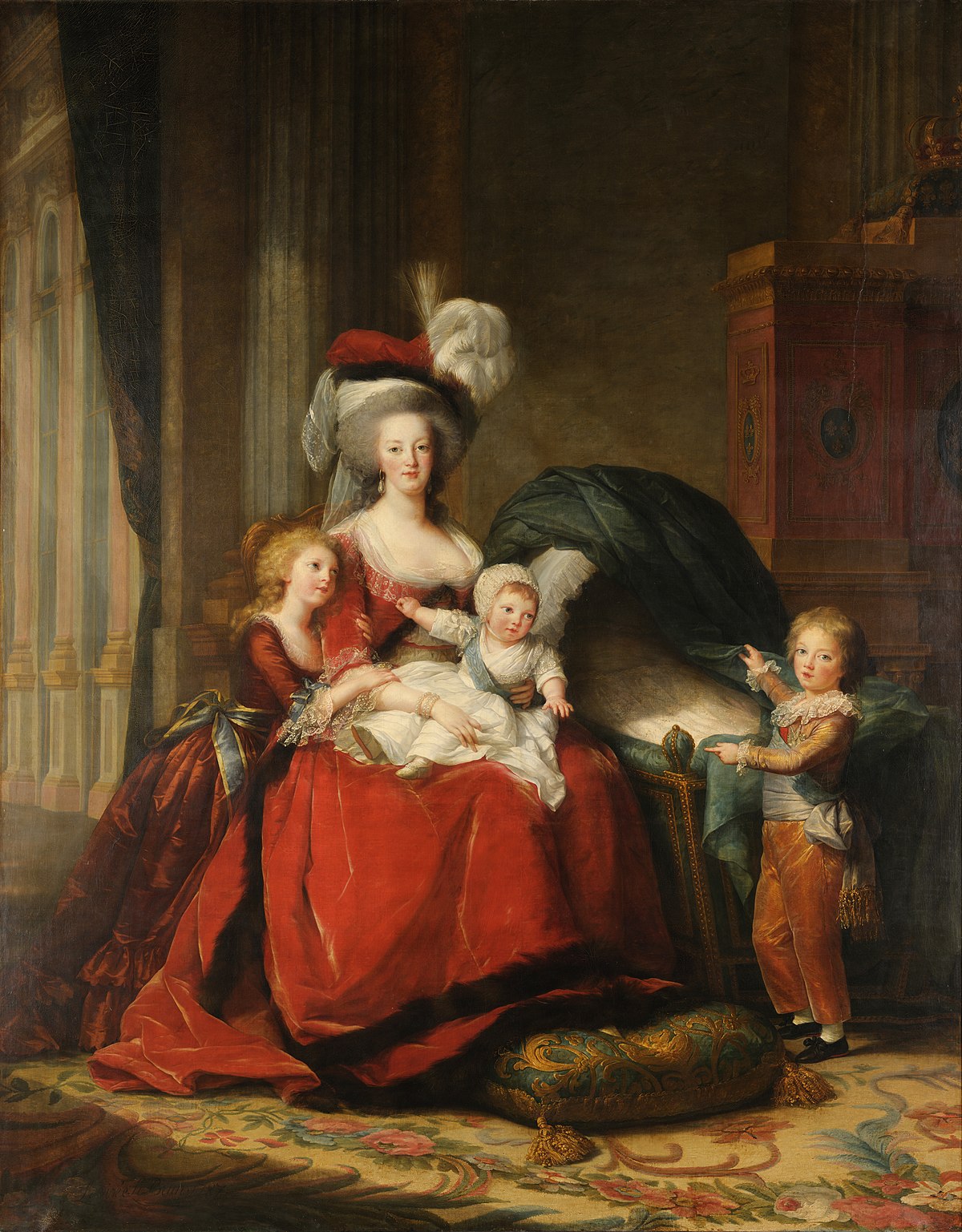 Élisabeth Louise Vigée Le Brun "Marie Antoinette And Her Children" (1787)