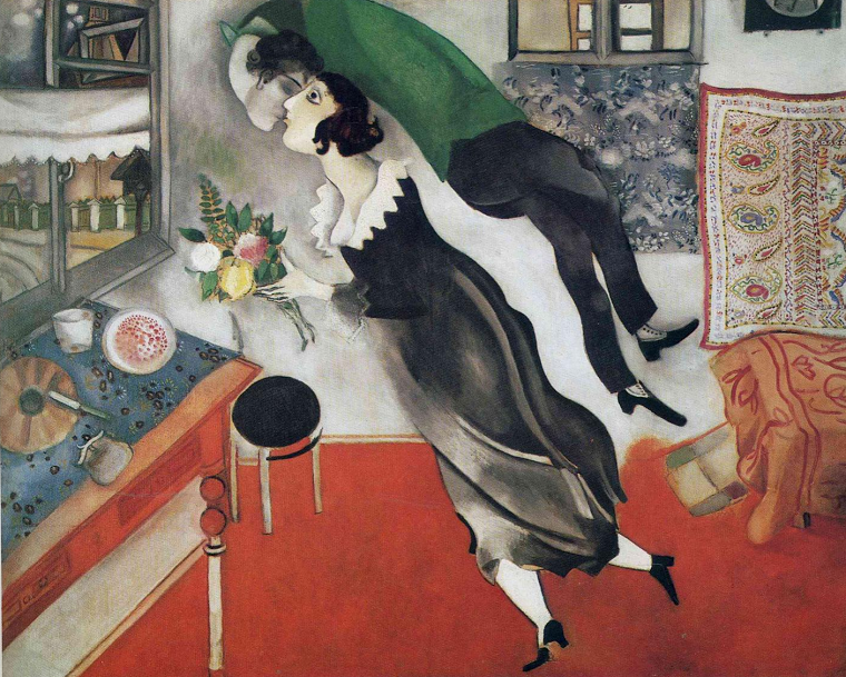 The Birthday By Marc Chagall (1915)
