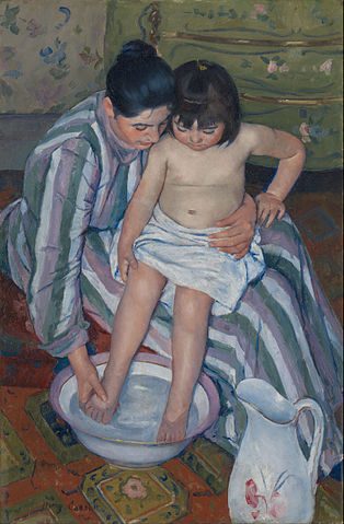 Mary Cassatt "The Child's Bath" (1893)