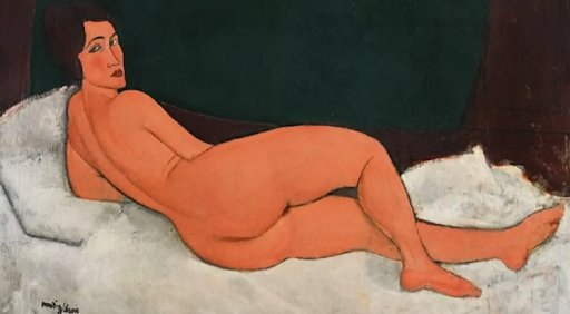 Reclining Nude on the left side, Amedeo Modigliani