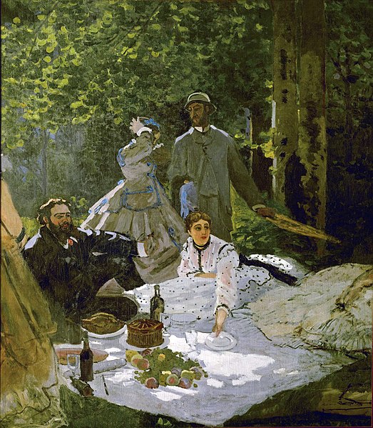 Le Déjeuner Sur L’herbe (1866) By Claude Monet