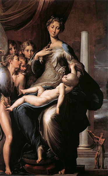 Madonna With A Long Neck (1534-1540) By Parmigianino