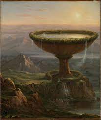 The Titan's Goblet (1823) by Thomas Cole