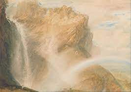 Upper Fall of the Reichenbach: Rainbow (1810) by J. M. W. Turner