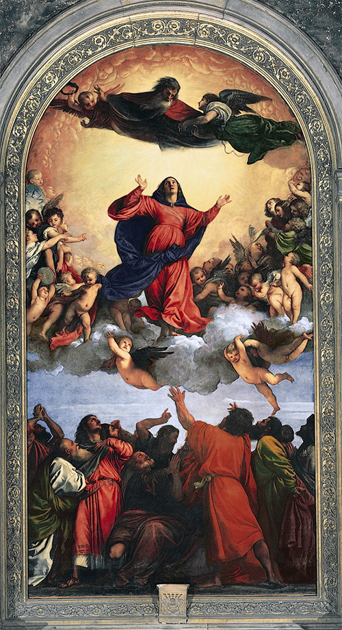 Assumption of The Virgin, Tiziano Vecellio