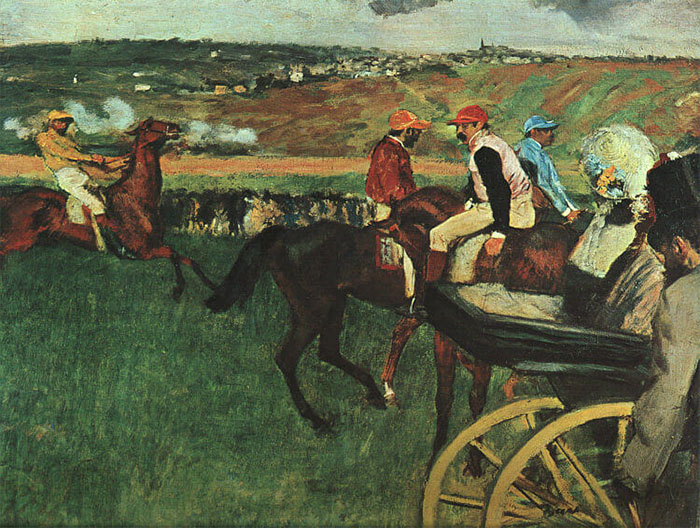 At the Race, Edgar Degas