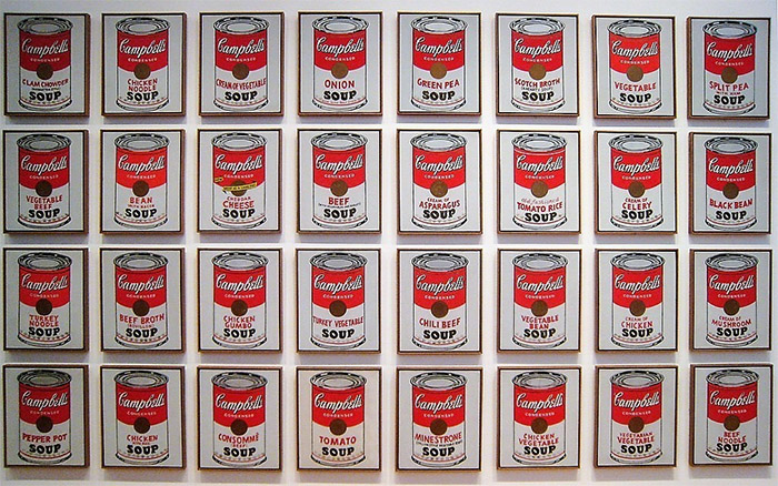 Campbell Soup Cans, Andy Warhol