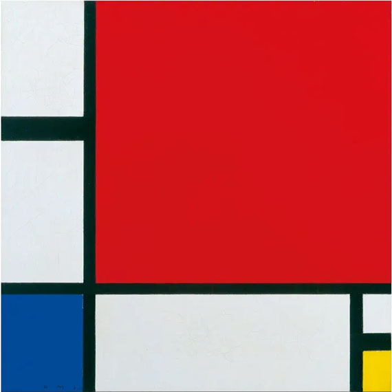 Composition with Red, Blue, and Yellow, Piet Mondrian