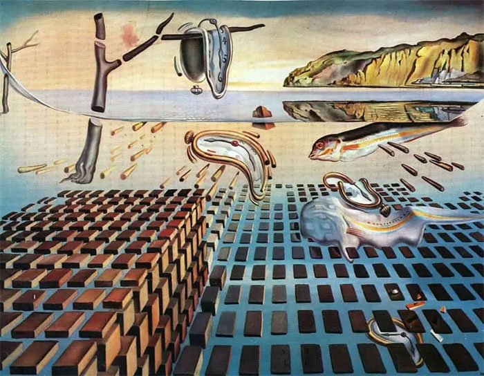 Disintegration of the Persistence of Memory, Salvador Dali