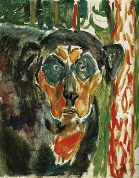 Edward Munch's 'Head of a Dog'