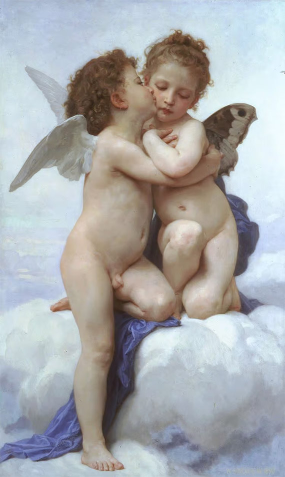 L’Amour et Psyche, enfants, William-Adolphe Bouguereau