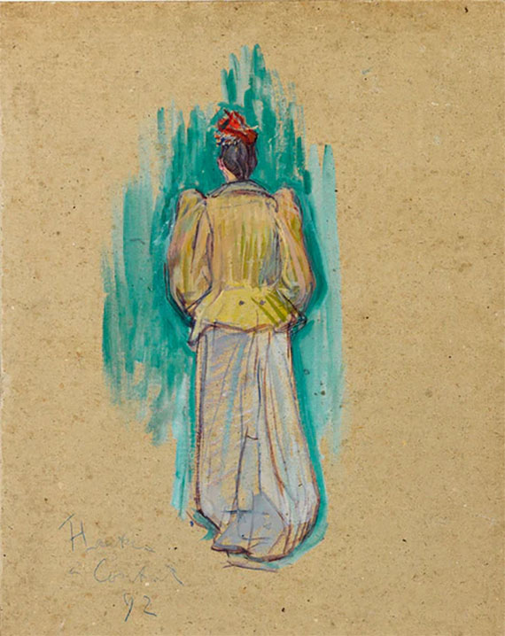 La Promeneuse, Henri de Toulouse-Lautrec