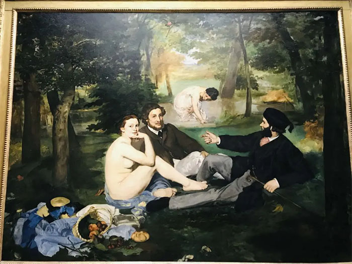 Le dejeuner sur l'herbe, Edouard Manet