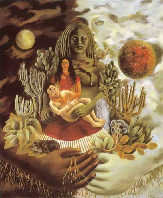 The Love Embrace of the Universe, Frida Kahlo